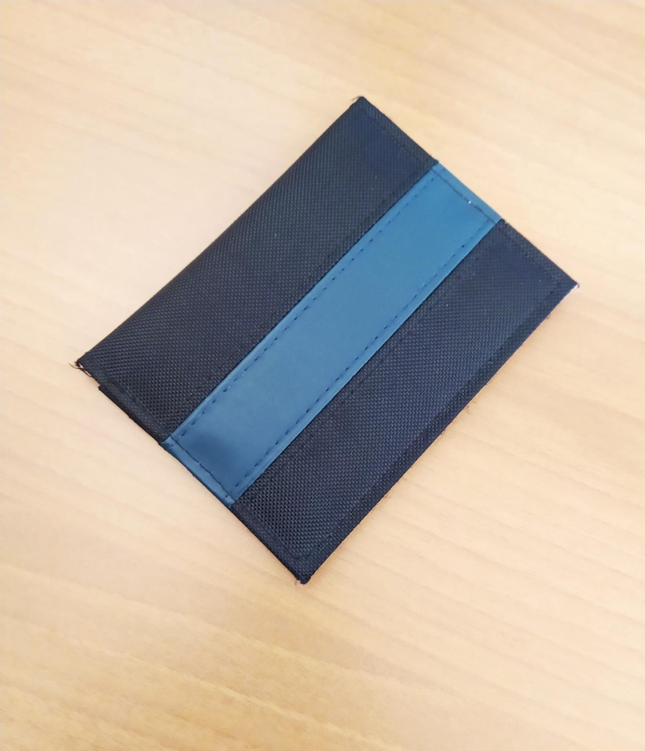 myledershop Karten- und Ausweisetuis porta documenti 6 scomparti nylon similpelle