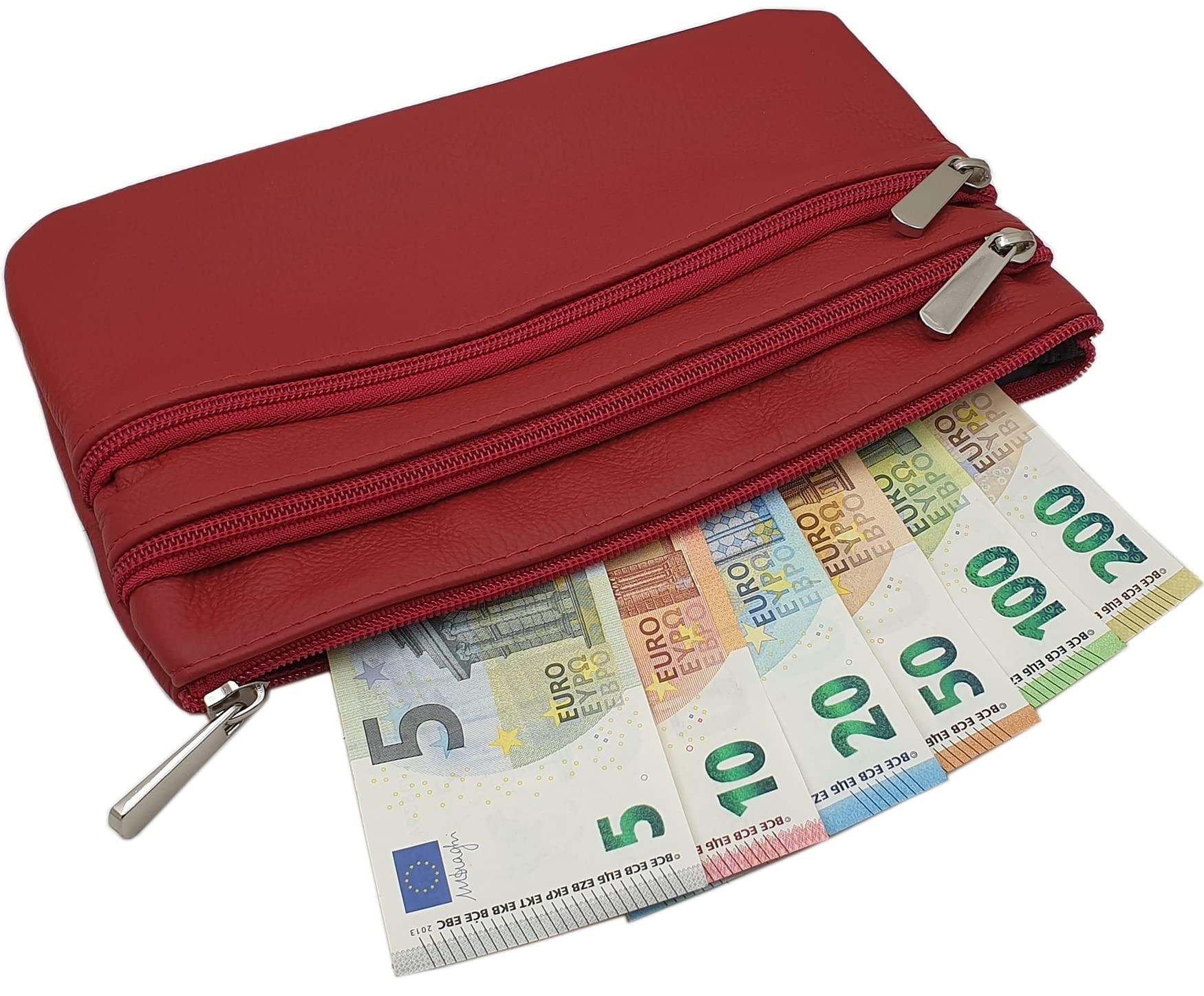 myledershop Banktaschen borsa grande in pelle bovina con tre scomparti