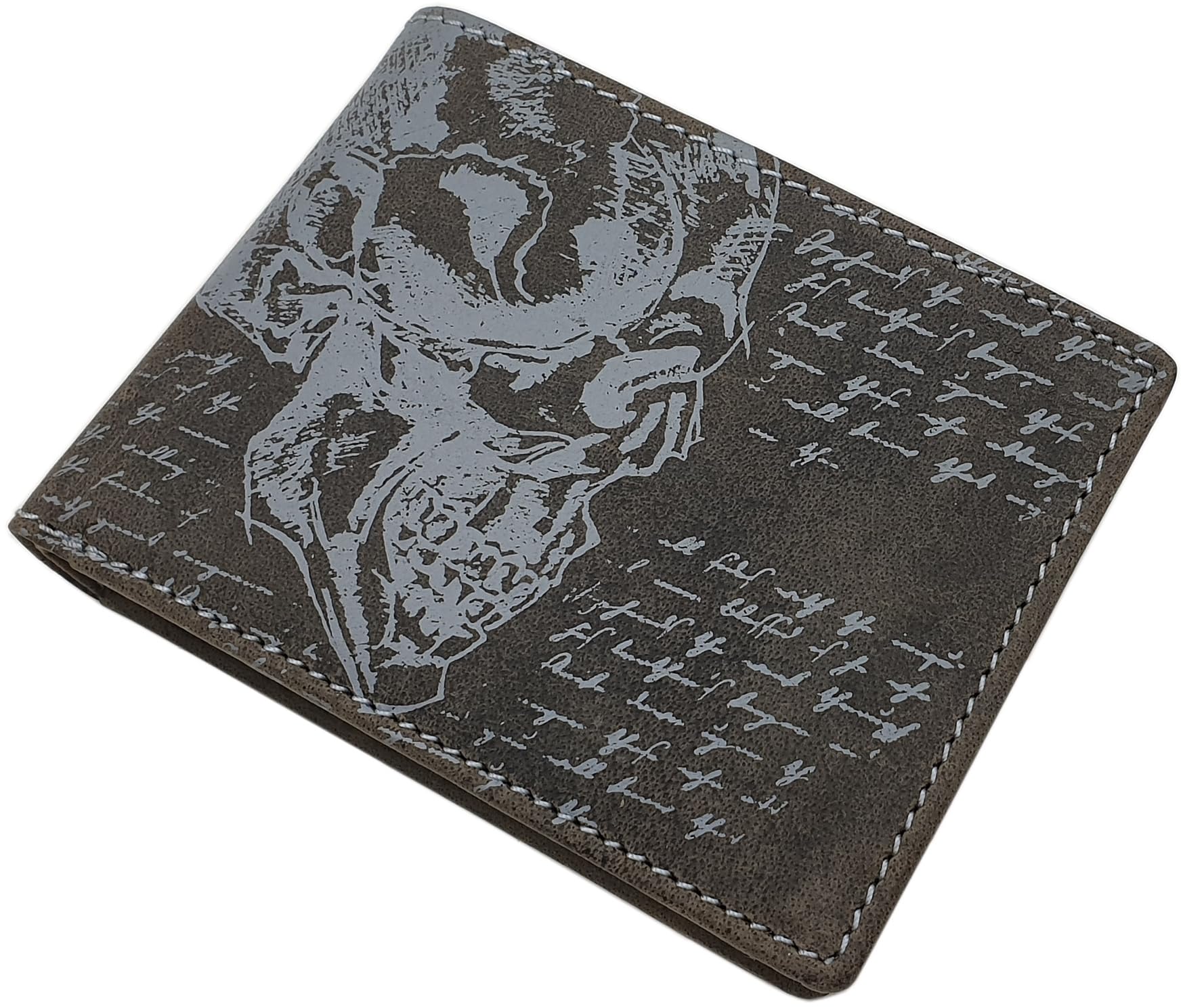 myledershop Herren Geldbörsen Modello 1 portafoglio verticale cognac RFID