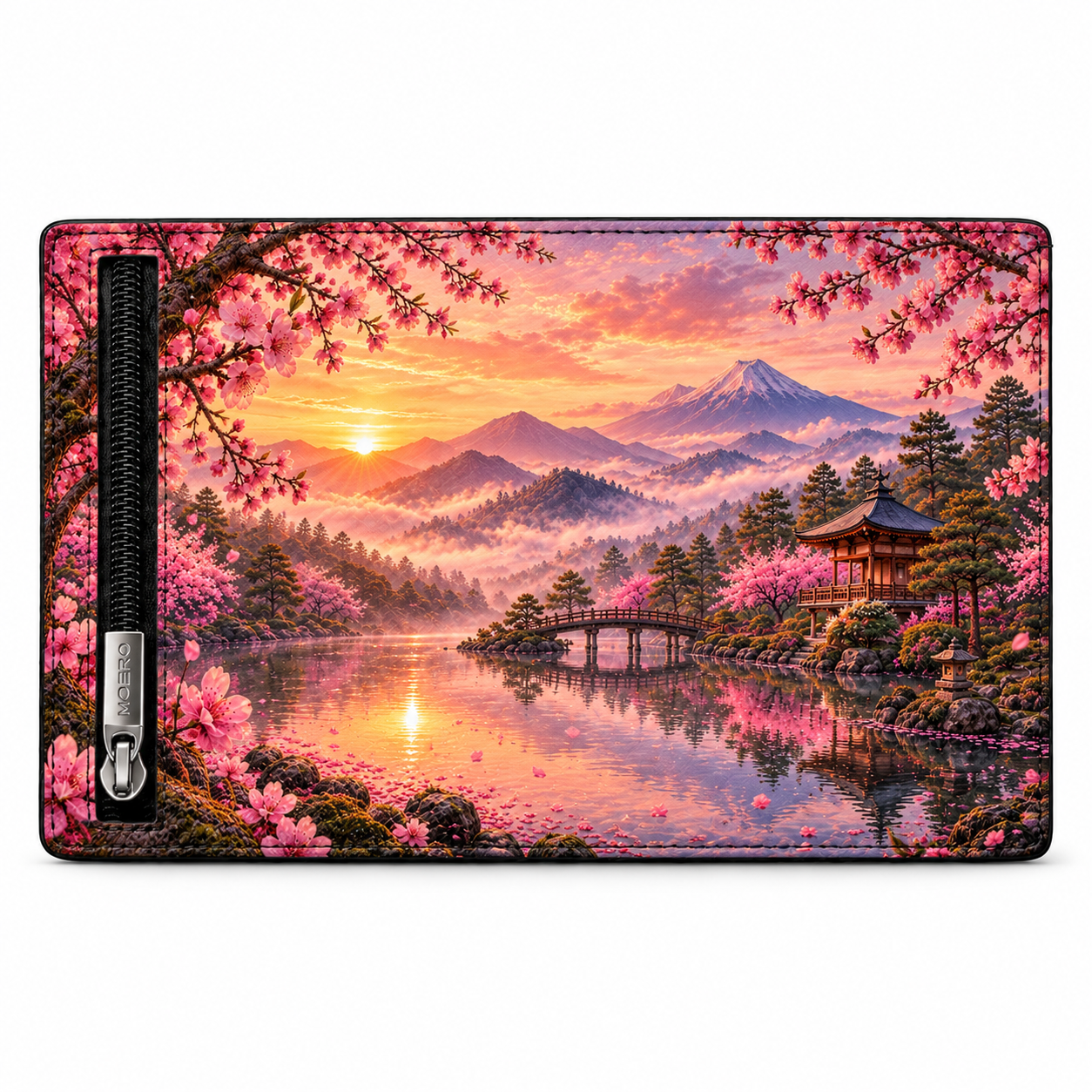 Moero Edizioni Speciali Pro Monte Fuji portafoglio con zip RFID