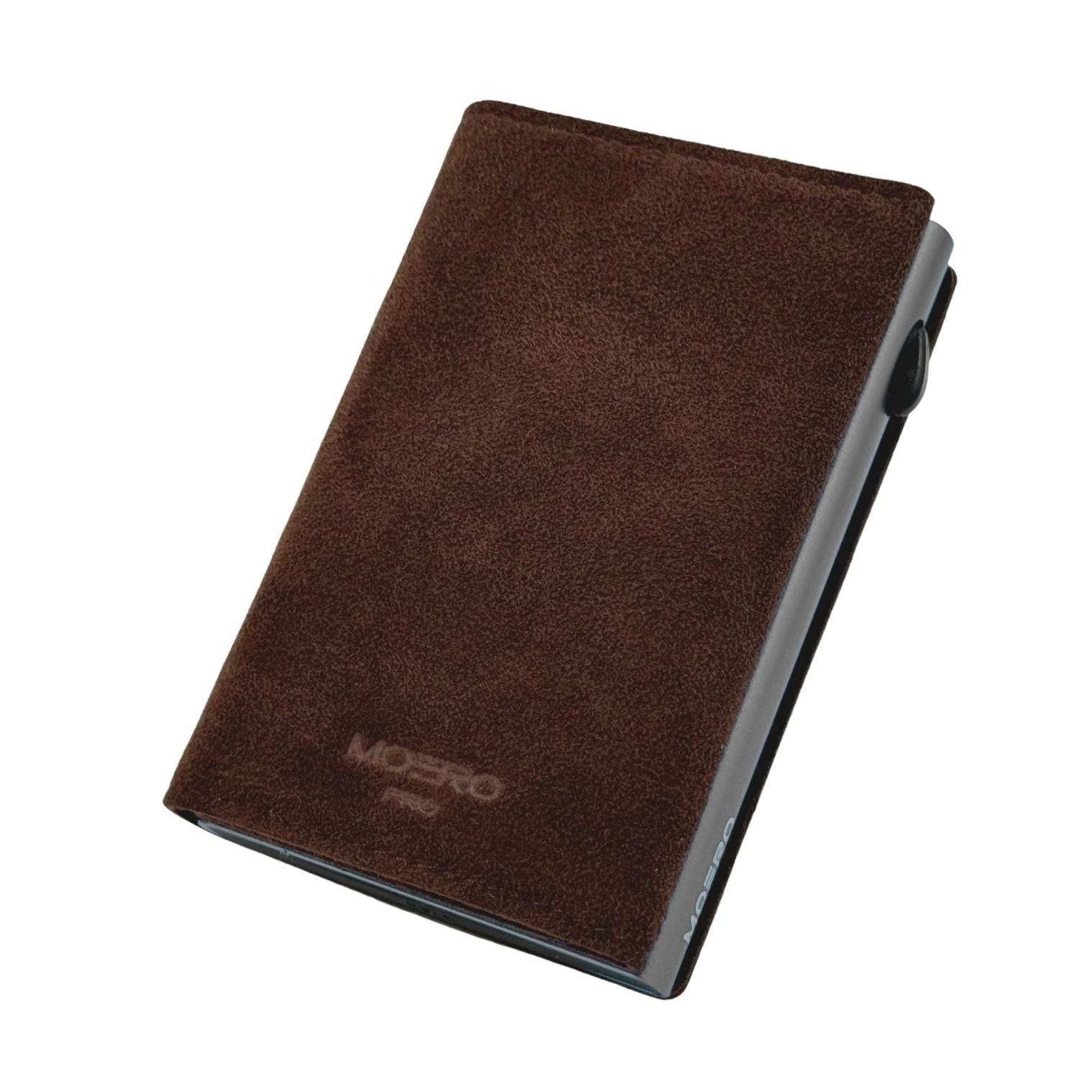 Moero Linea PRO PRO Zip SUPERIOR Portafoglio Marrone RFID