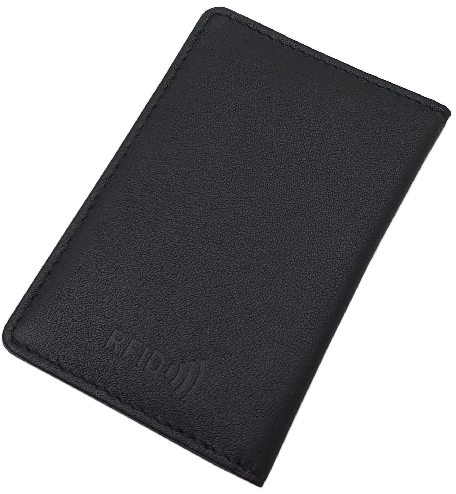myledershop Kredit- und Visitenkartenetuis MJ-Design-Germany porta carte in pelle nero RFID NFC