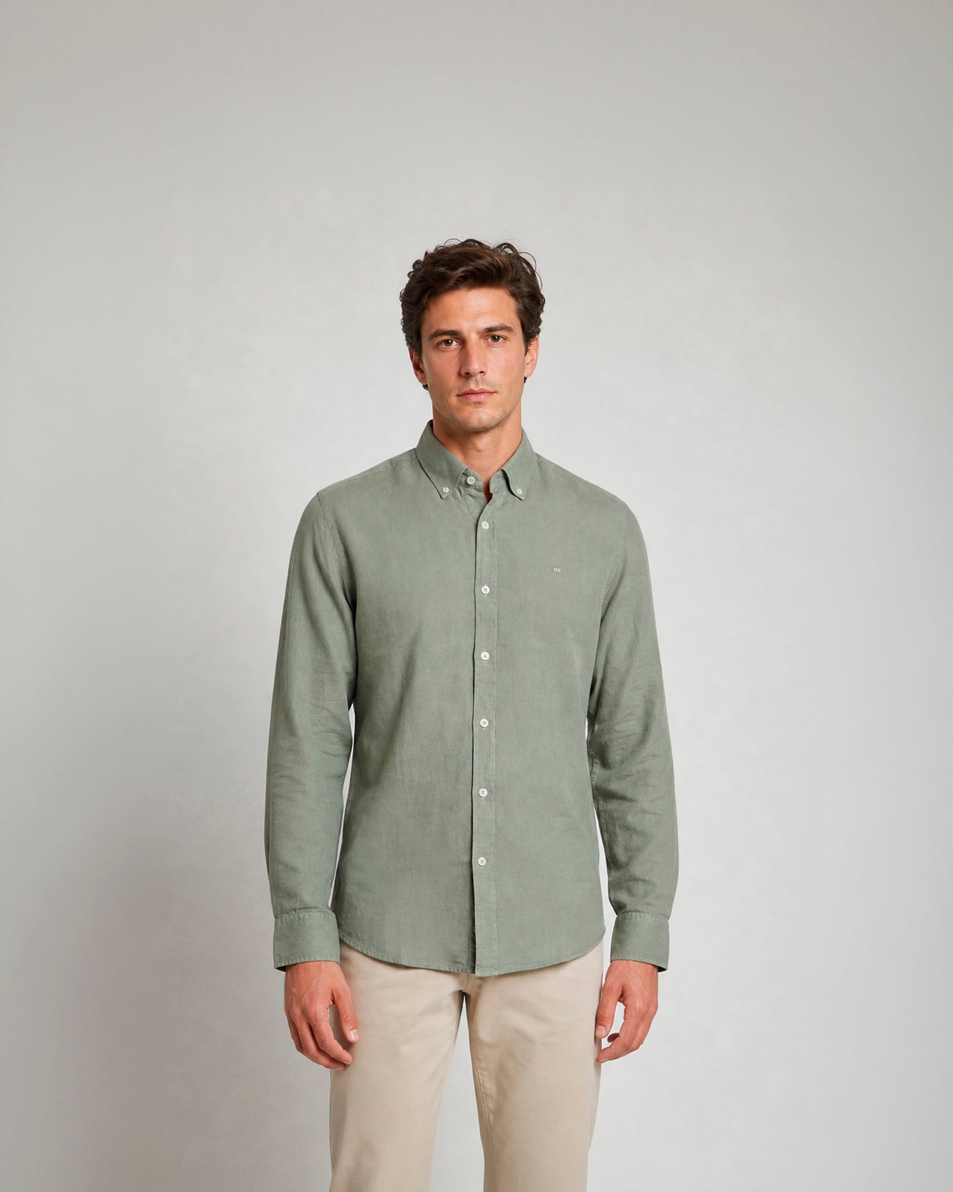 Miguel Bellido Camisas camicia casual in lino