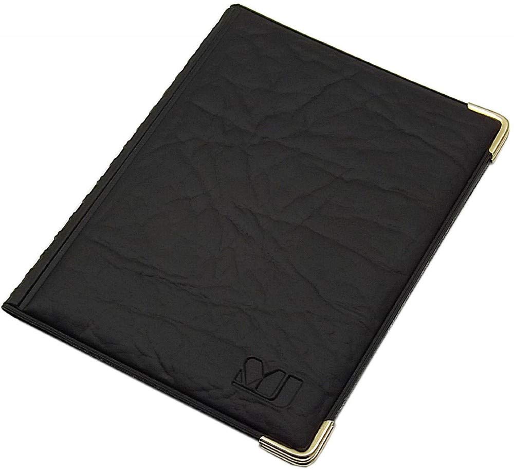 myledershop Karten- und Ausweisetuis porta carte d’identità nero 12 scomparti