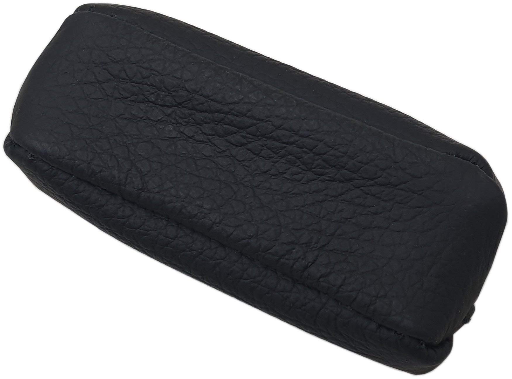 myledershop Schlüsseltaschen portachiavi in pelle nero con cerniera