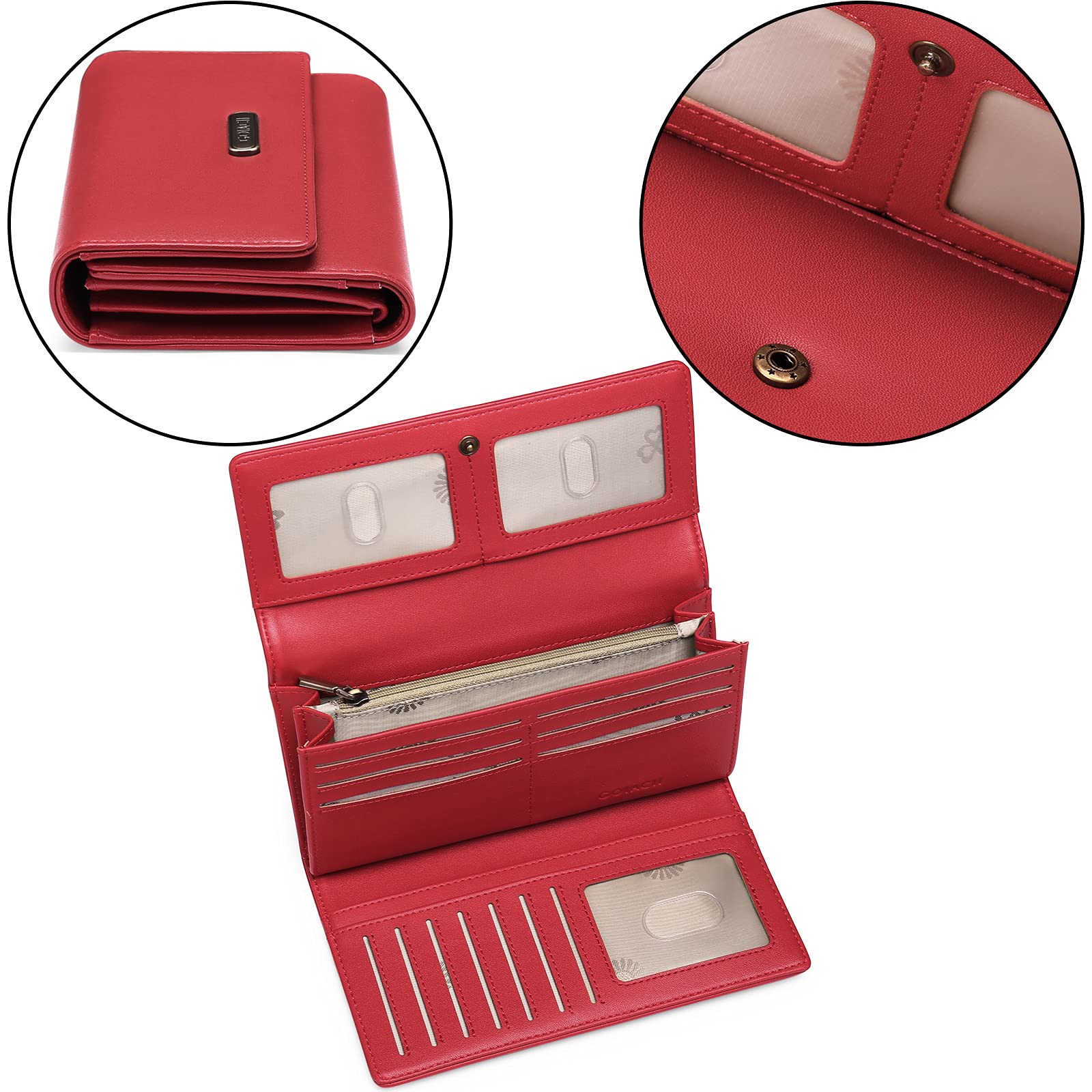 GOIACII WOMEN'S LARGE WALLET portafoglio donna grande RFID