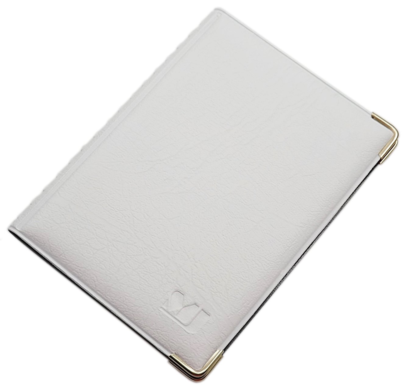 myledershop Karten- und Ausweisetuis Porta carte d'identità e carte di credito MJ-Design-Germany Design 4 Bianco