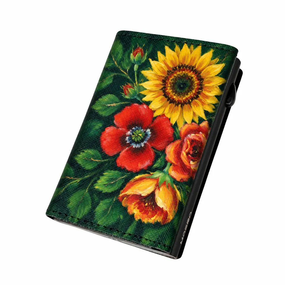 Moero Edizioni Speciali PRO Floral Bouquet del sole portafoglio RFID