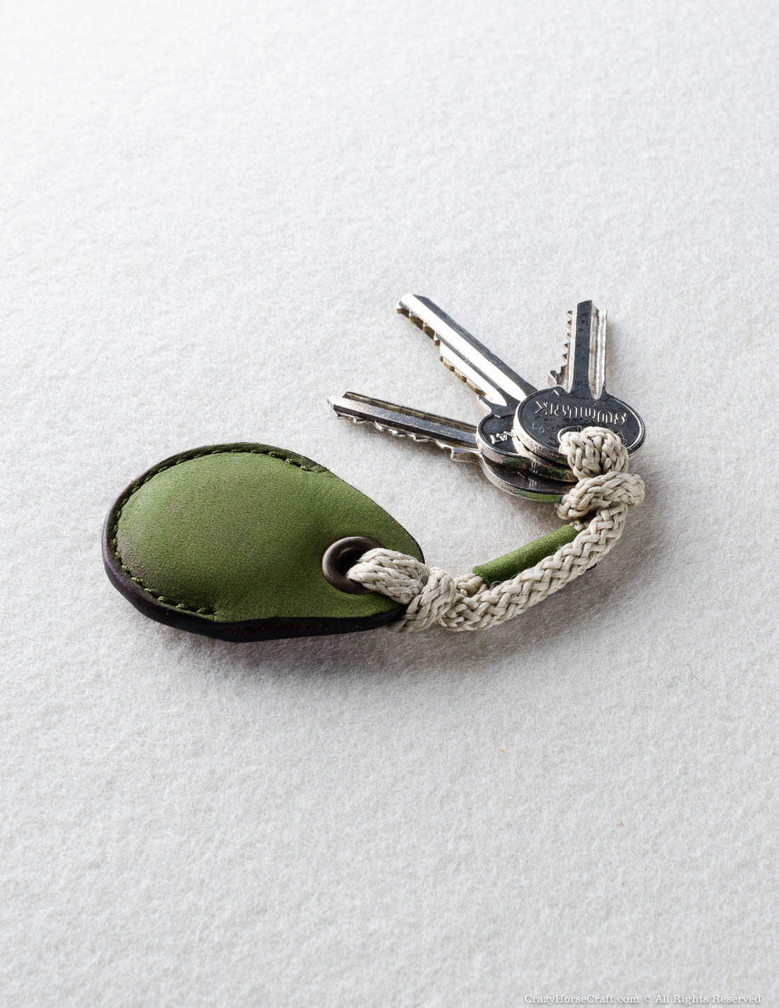 Crazy Horse Craft AirTag Holders porta AirTag Alpine Green