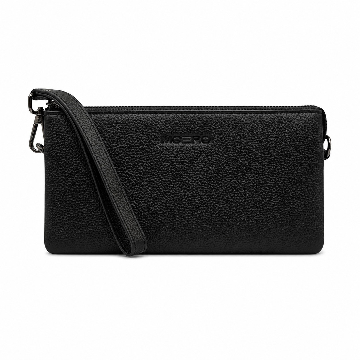 Moero Pochette e Borse pochette in pelle bovina con tracolla