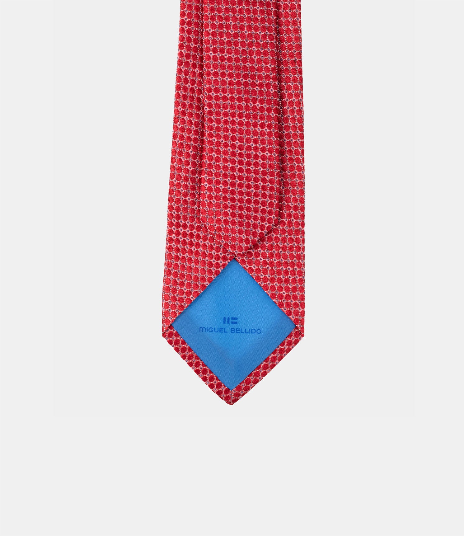Miguel Bellido Corbatas Corbata de seda cravatta blu 100% seta italiana