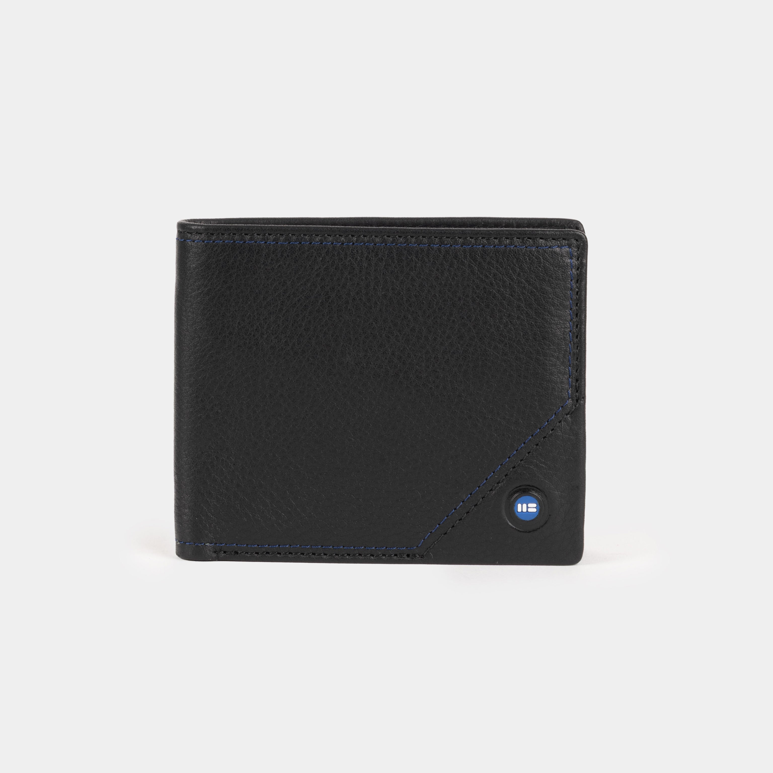 Miguel Bellido Carteras Hamburgo portafoglio nero con portacarte RFID