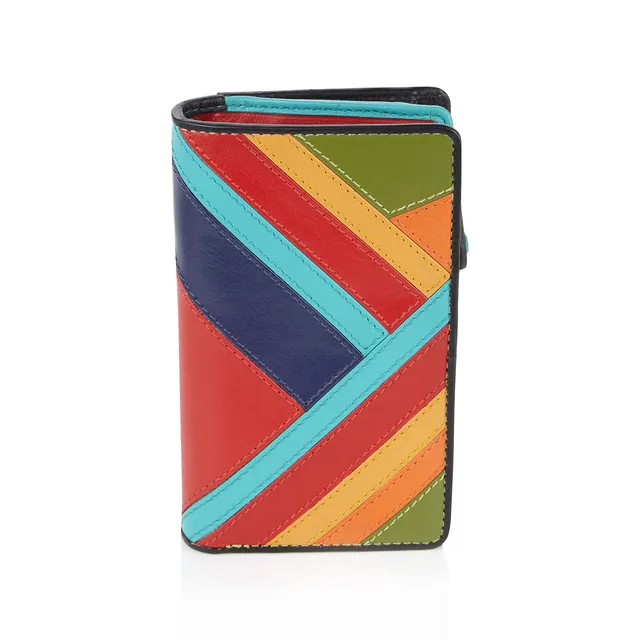 Visconti Rainbow Clara portafoglio donna in pelle con RFID
