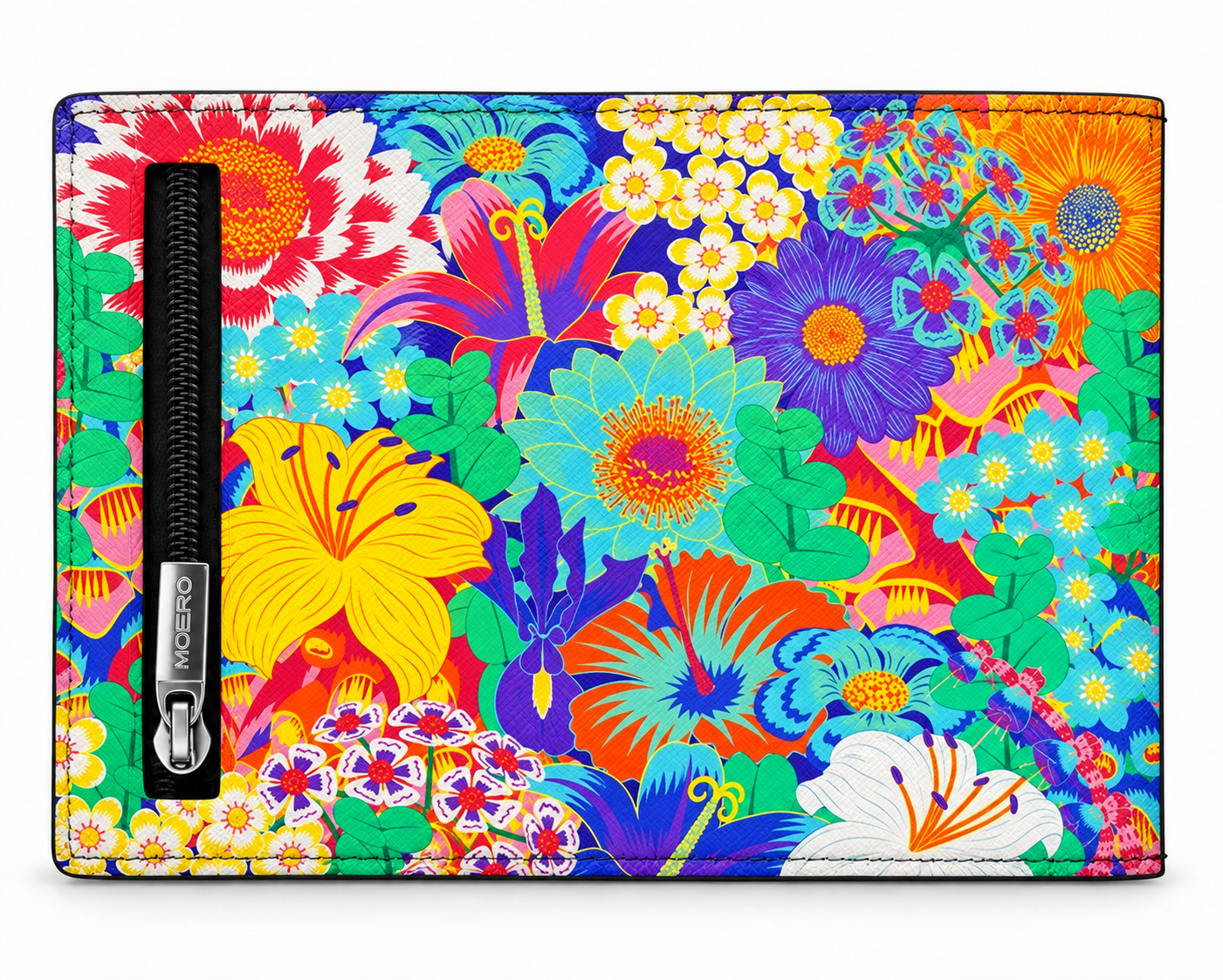 Moero Edizioni Speciali PRO Floral Sinfonia Floreale portafoglio Saffiano RFID