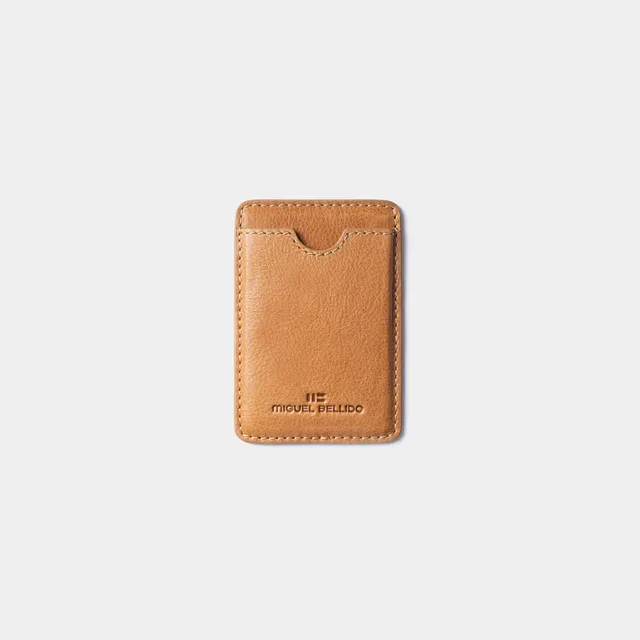 Miguel Bellido Accesorios funcionales portacarte magnetico MagSafe in pelle