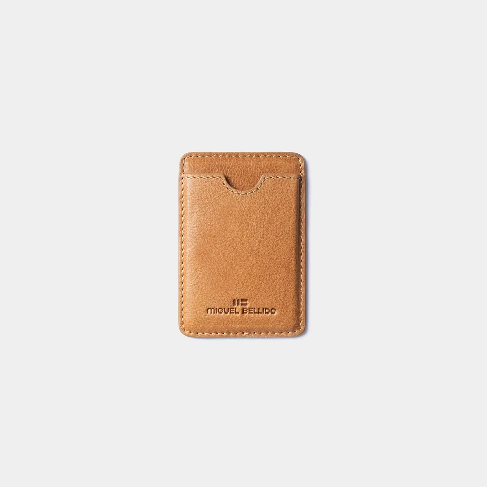 Miguel Bellido Accesorios funcionales portacarte magnetico MagSafe in pelle