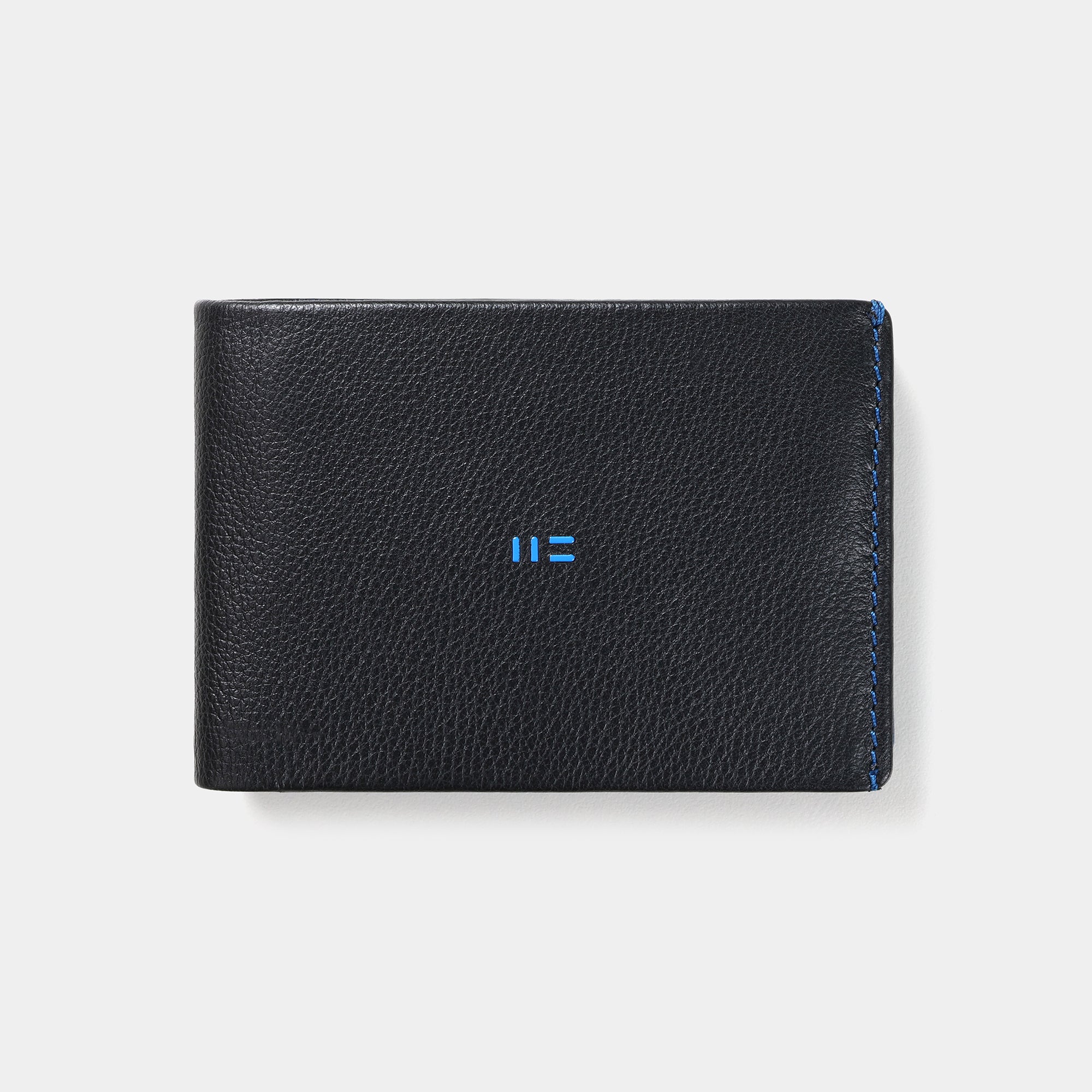 Miguel Bellido Carteras Rio portafoglio nero e blu in pelle RFID 6 carte