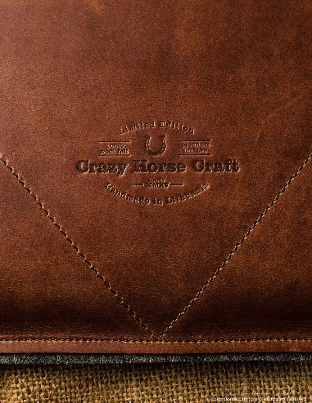 Crazy Horse Craft MacBook Cases Classic Brown custodia MacBook Air 13 pollici in pelle