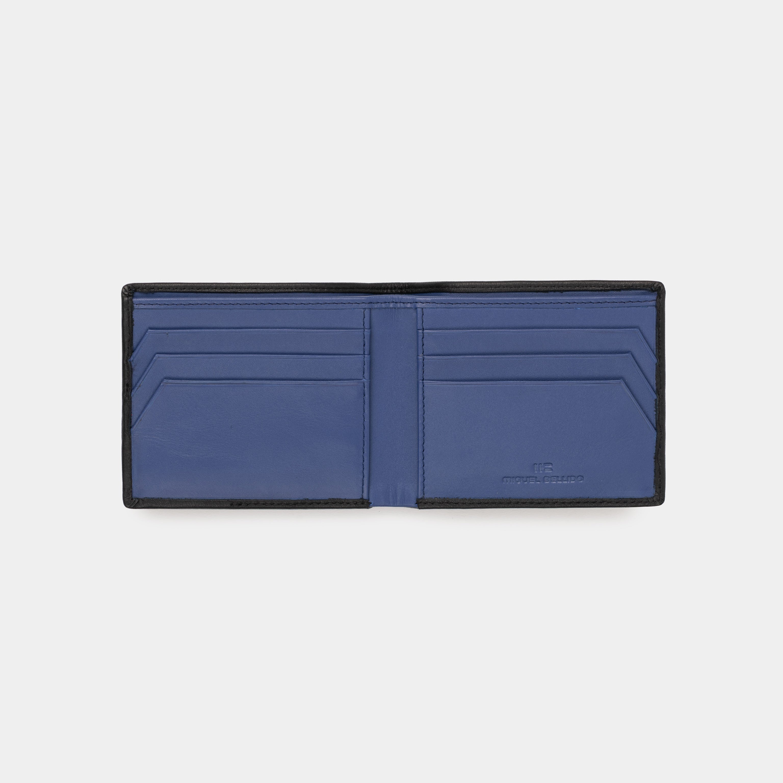 Miguel Bellido Carteras Hamburgo portafoglio nero con portacarte RFID