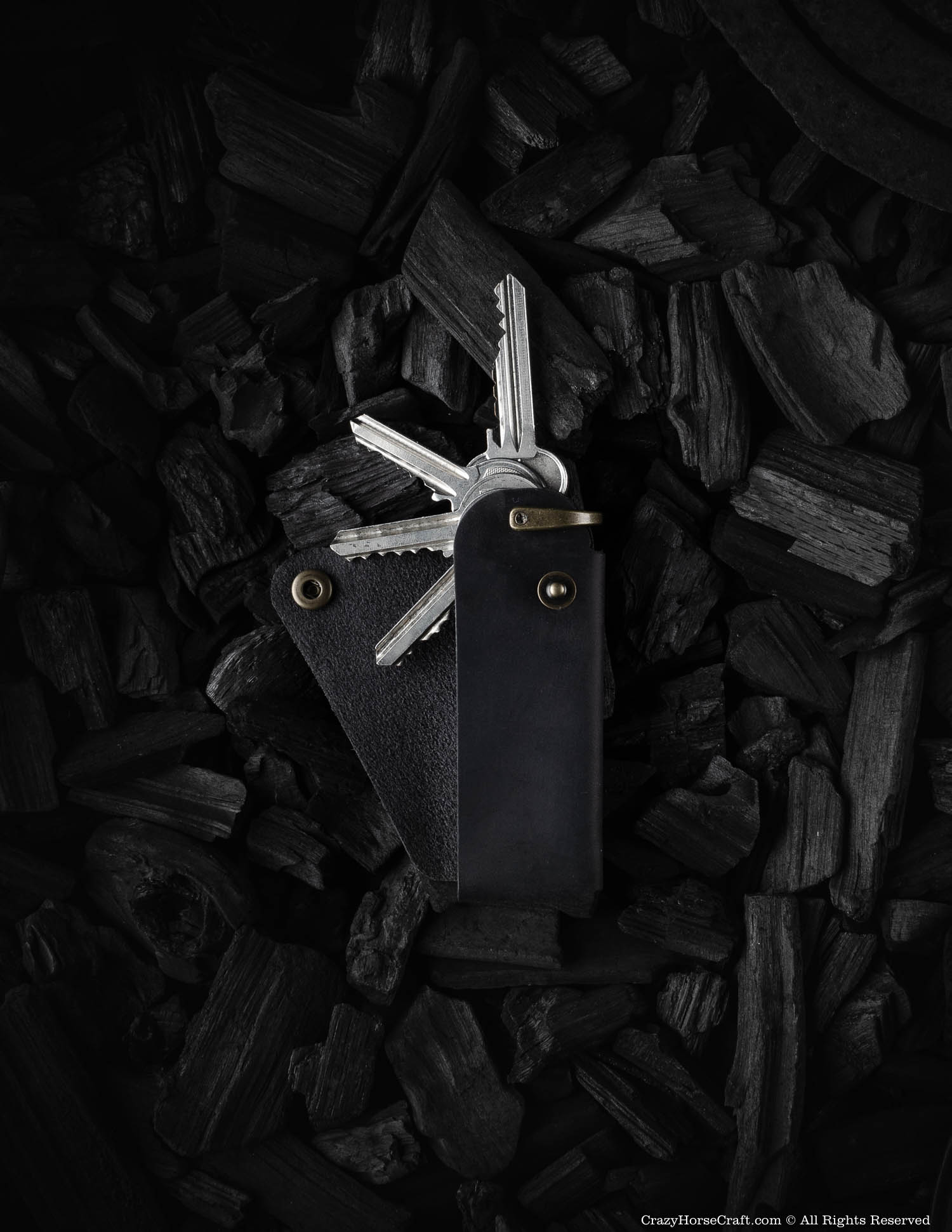 Crazy Horse Craft Minimalist Series Custodia XL nera in pelle