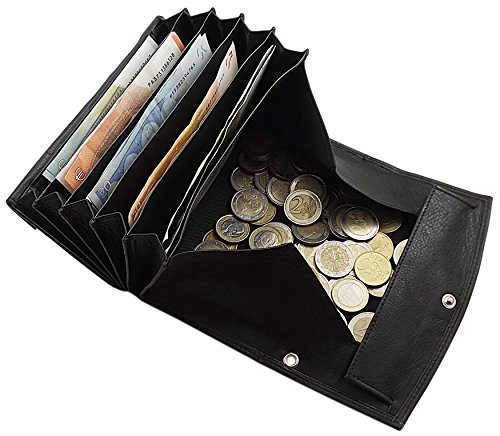 myledershop Kellnerbörsen MJ-Design-Germany portafoglio cameriere nero pelle
