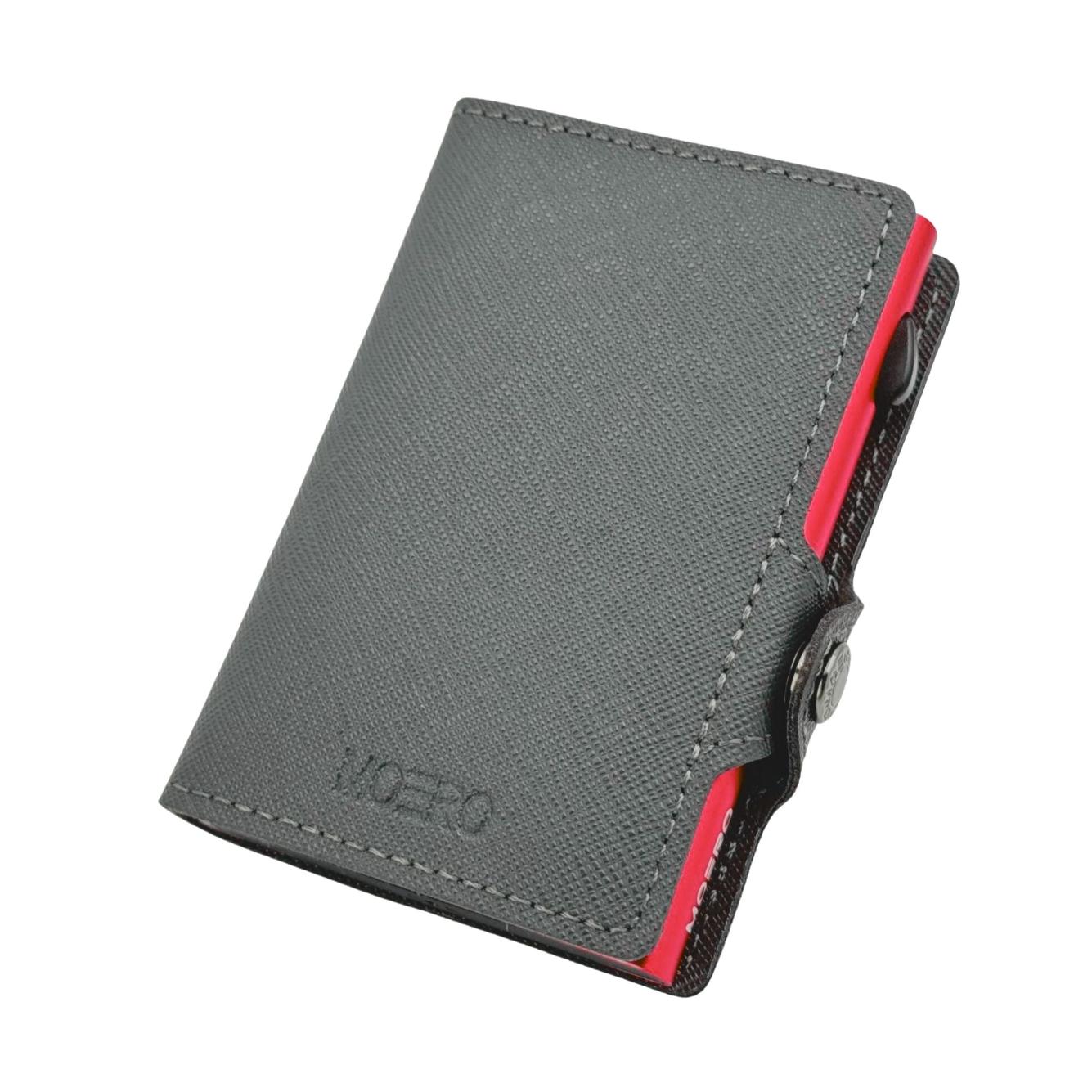 Moero Linea Classic Classic Saffiano portafoglio grigio RFID