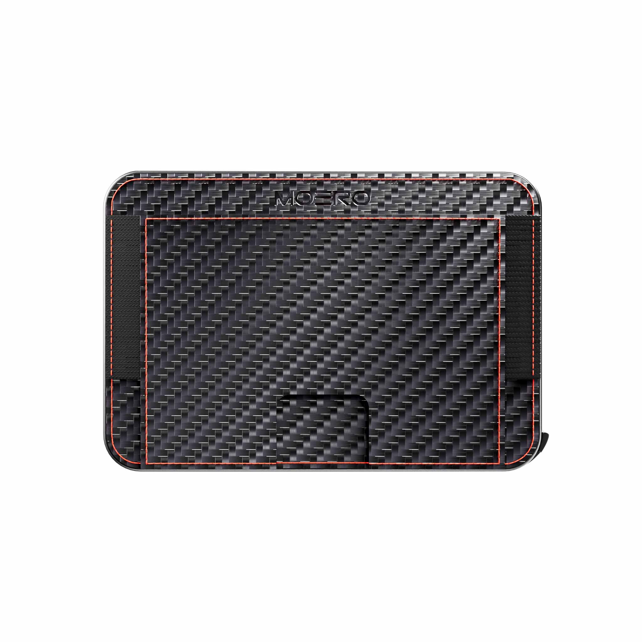 Moero Linea M2 M2 Pro portafoglio Racing Red MagSafe carbonio