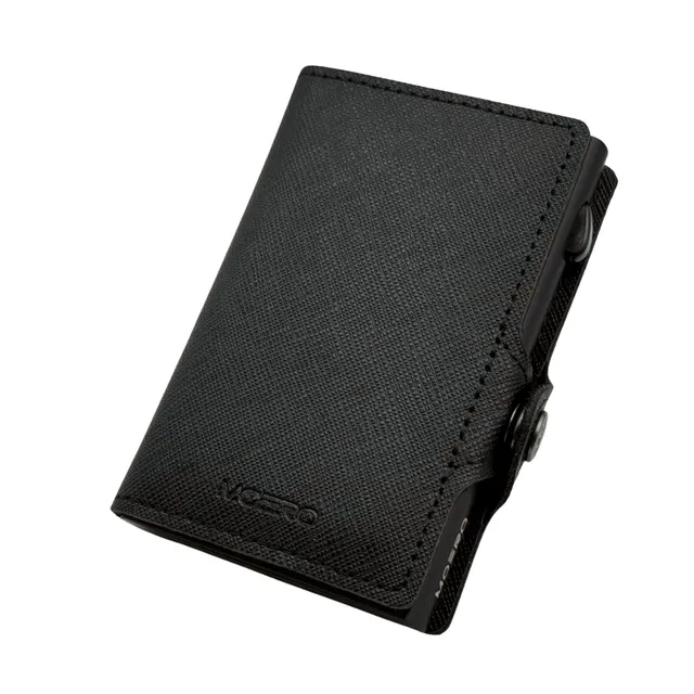 Moero Linea Classic Classic Saffiano portafoglio nero 4.0 antigraffio