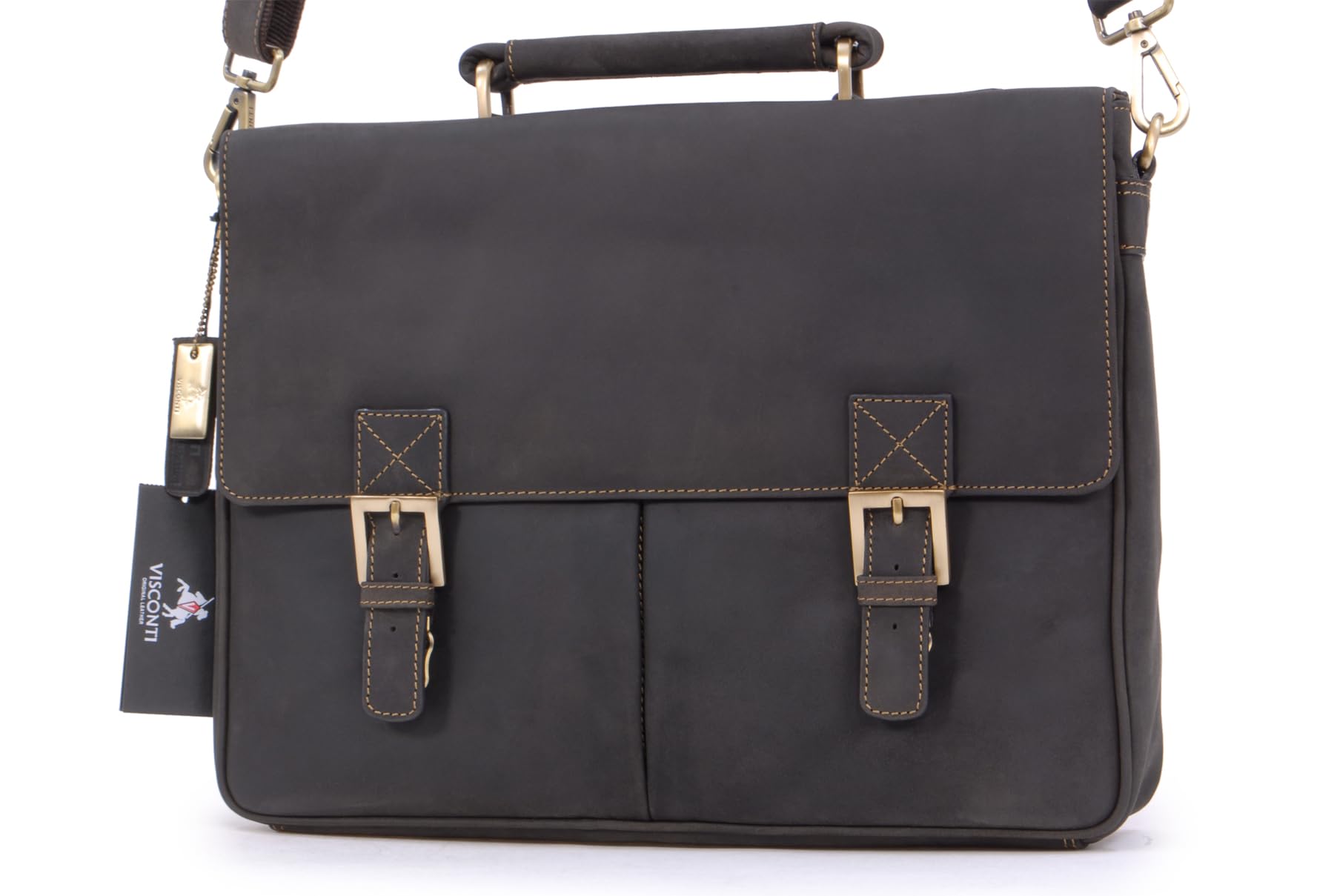 Visconti Hunters Bags 18716 Berlin borsa ventiquattrore uomo pelle PC 15 pollici
