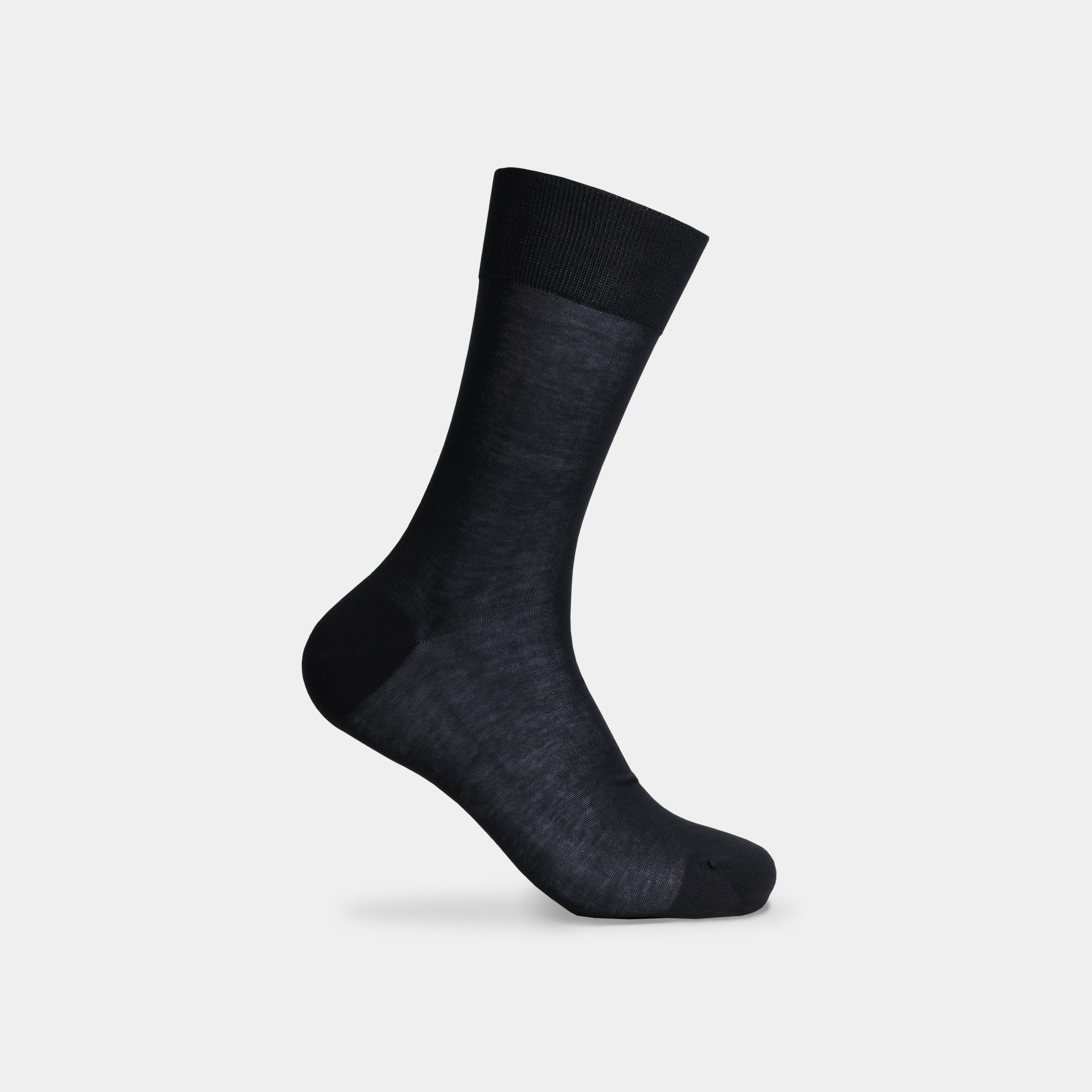 Miguel Bellido Calzino corto in cotone mercerizzato nero 39-42