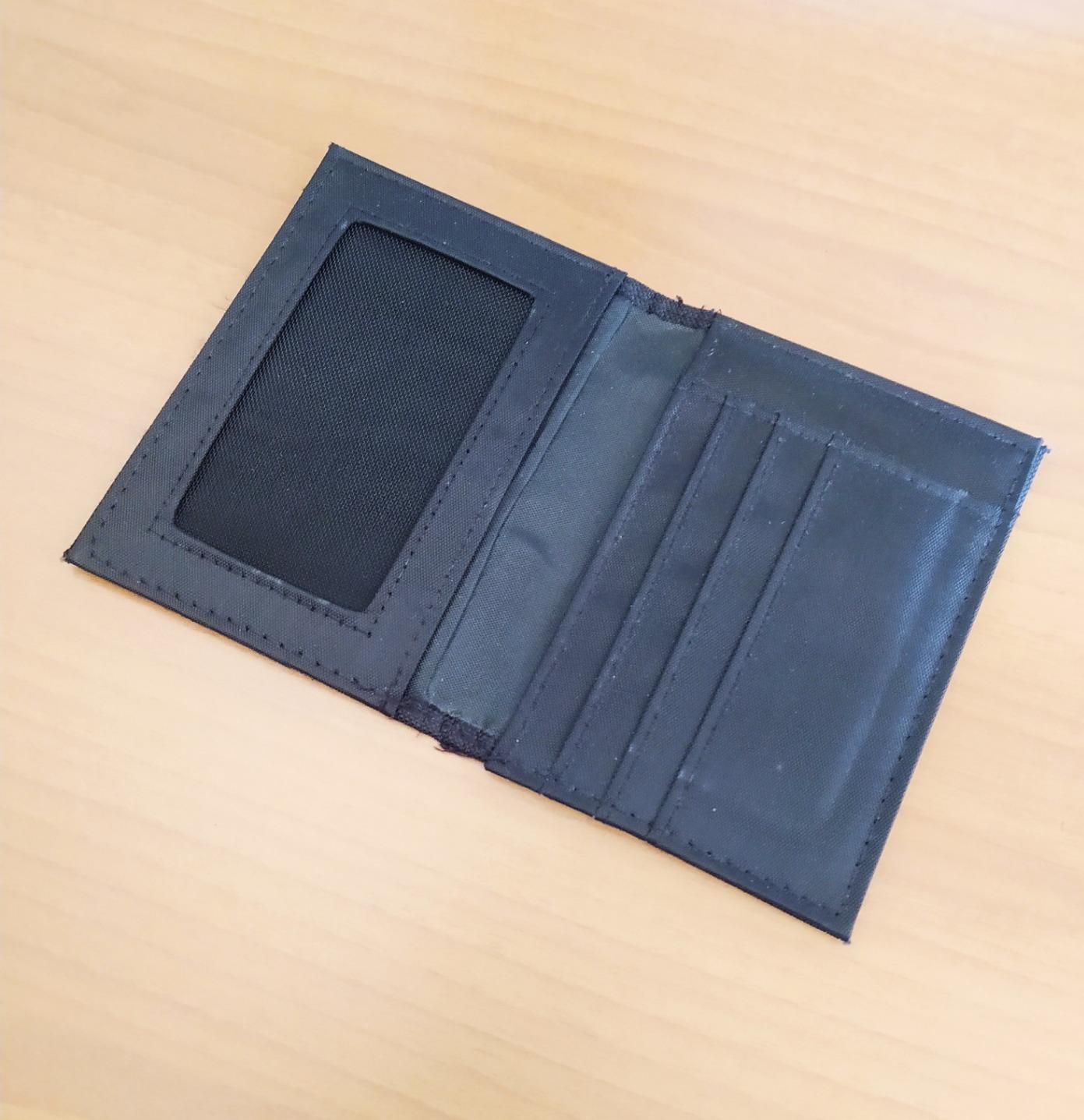 myledershop Karten- und Ausweisetuis porta documenti 6 scomparti nylon similpelle