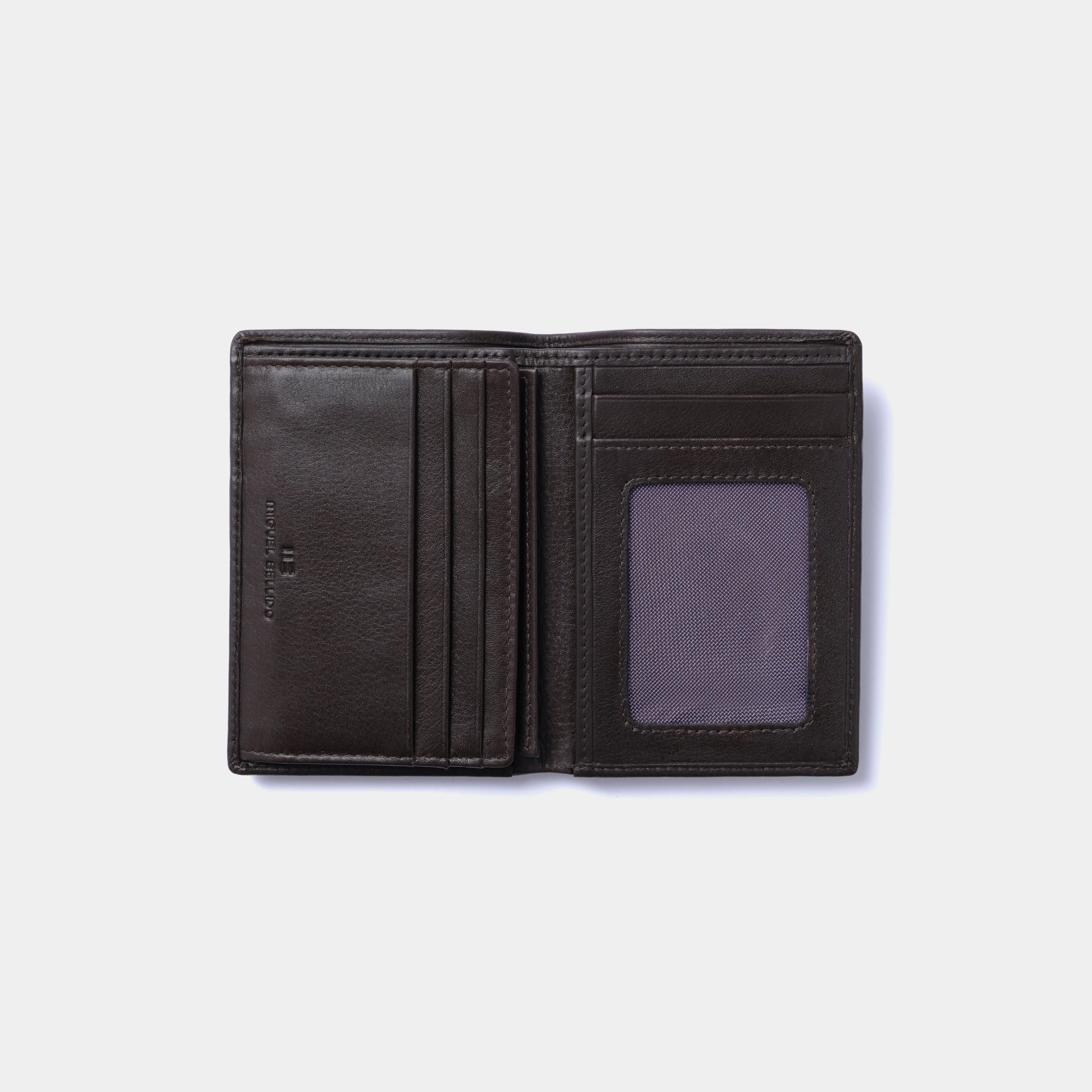 Miguel Bellido Carteras portafoglio in pelle nera con protezione RFID