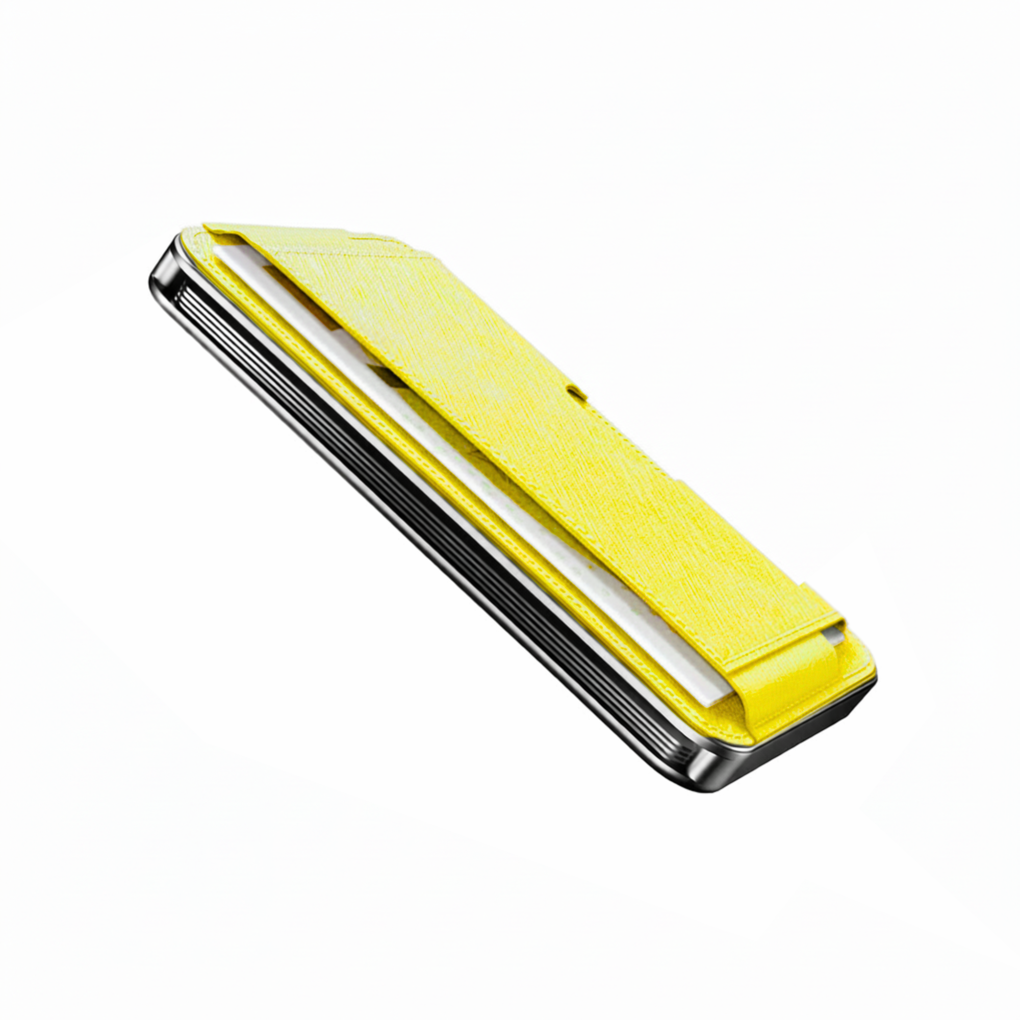 Moero Linea M2 M2 Pro Saffiano Yellow portafoglio MagSafe RFID
