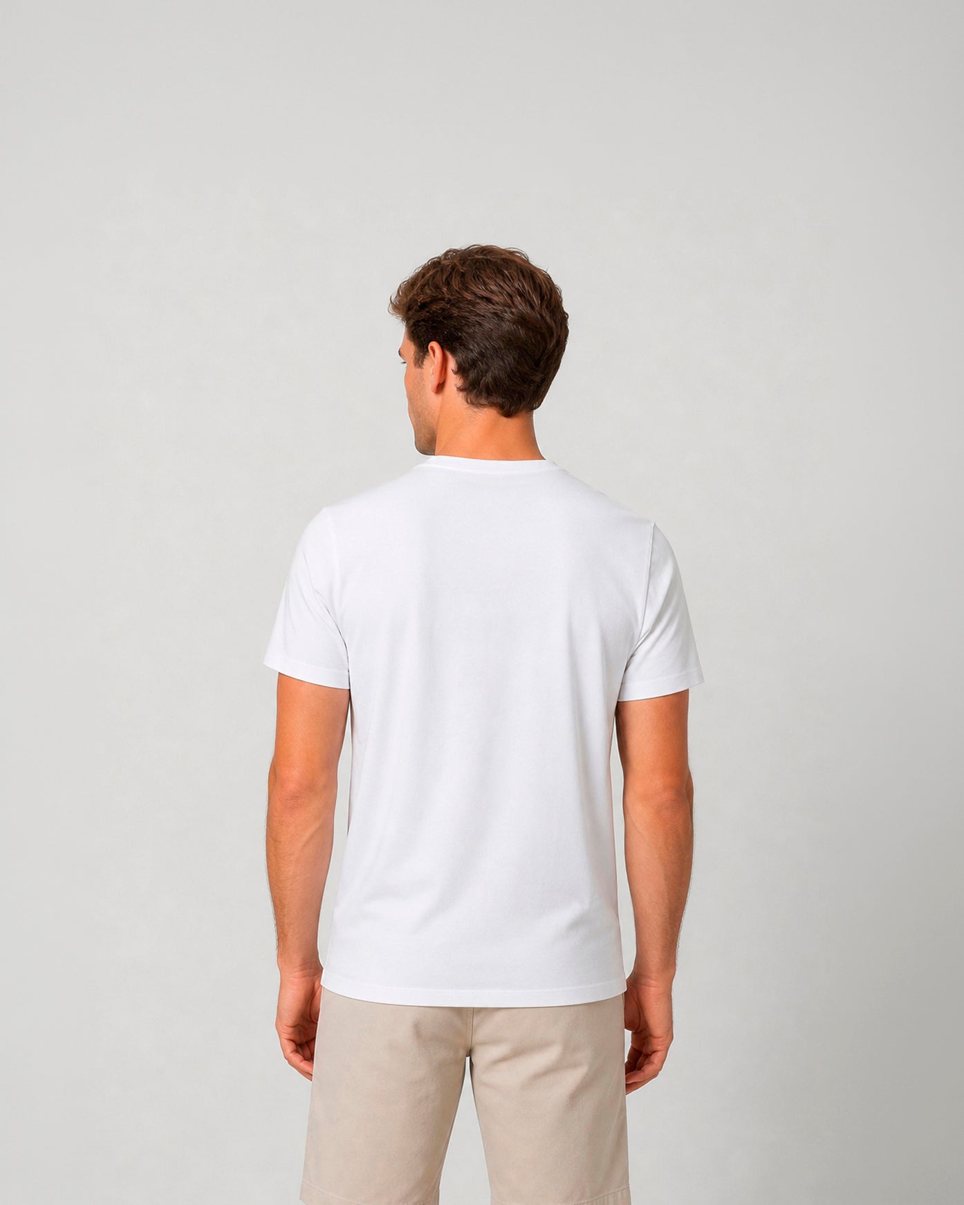 Miguel Bellido Polos y Camisetas Camiseta 100% algodón cuello redondo maglietta bianca