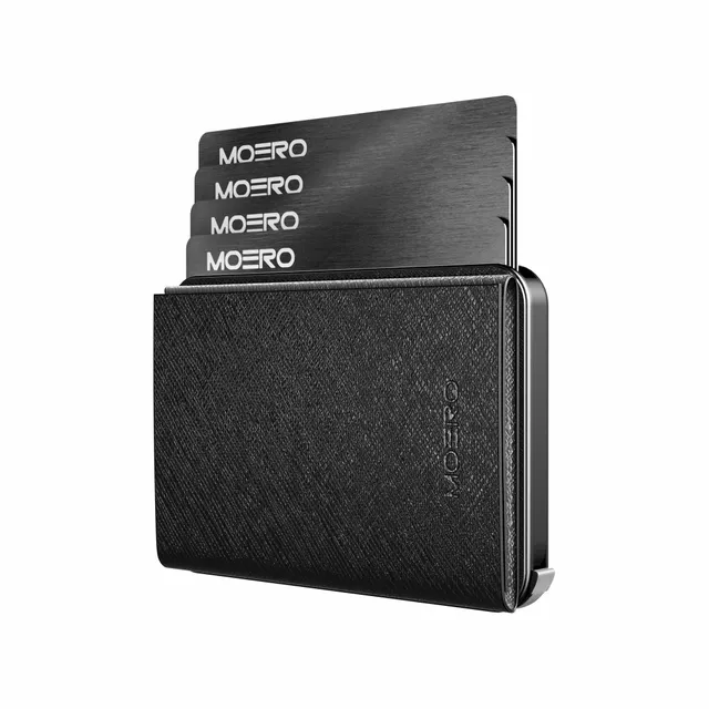 Moero Linea M2 M2 Pro Plus portafoglio Black MagSafe RFID