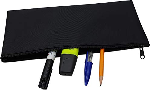myledershop Banktaschen portafoglio per banca marsupio nero in poliestere