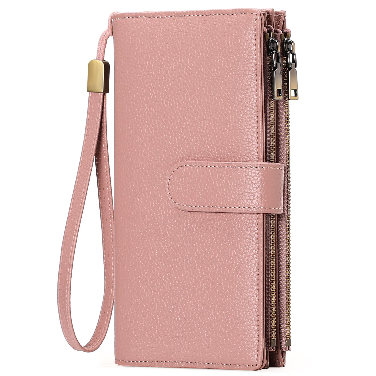 GOIACII WOMEN'S LARGE WALLET portafoglio donna grande C01-rosa RFID