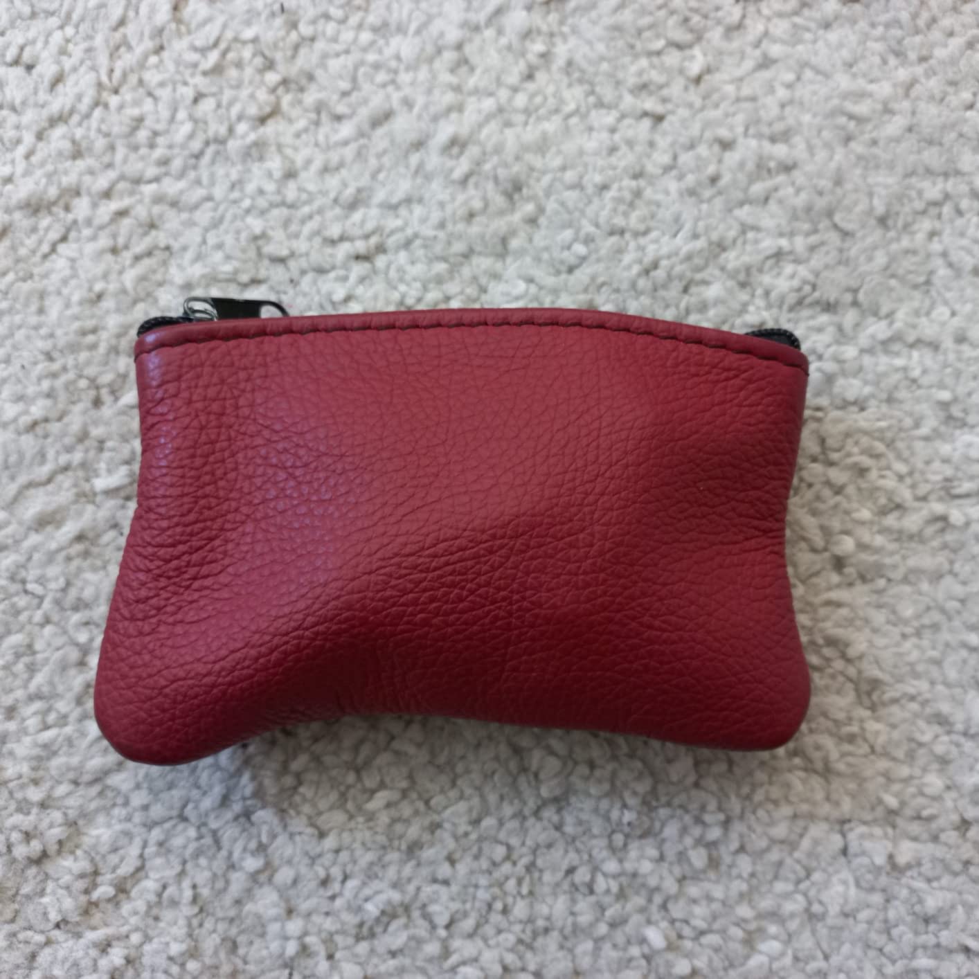 myledershop Schlüsseltaschen portachiavi in pelle nero con zip