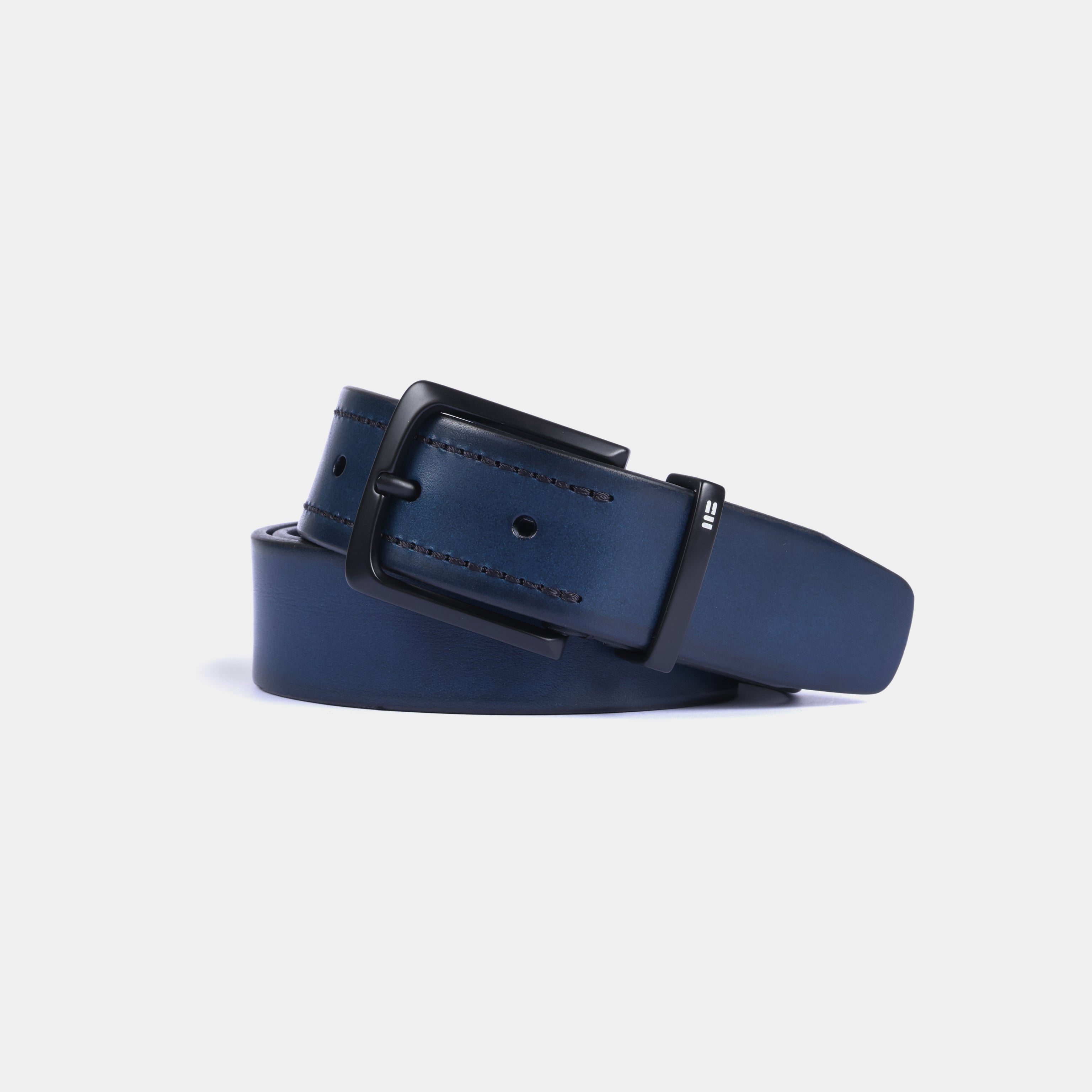 Miguel Bellido Cinturones Cinturón liso en piel de vacuno cintura taglia 85 nera tagliabile