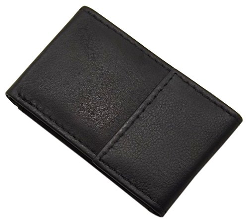 myledershop Herren Geldbörsen MJ-Design-Germany portafoglio nero in pelle di vitello