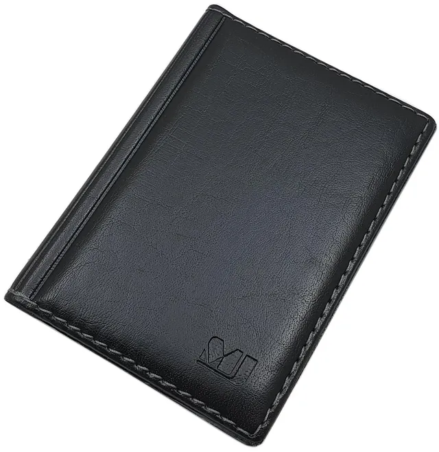 myledershop Karten- und Ausweisetuis portadocumenti Design 1 nero 12 scomparti
