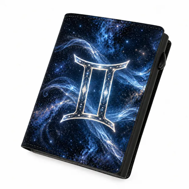 Moero Edizioni Speciali Pro Gemelli Zodiac portafoglio RFID Saffiano