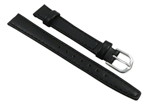 myledershop Uhrenarmbänder cinturino orologio 14 mm nero pelle
