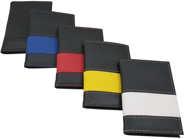 myledershop Karten- und Ausweisetuis Portadocumenti tre scomparti