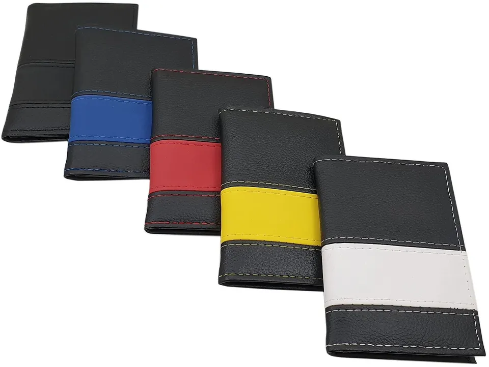 myledershop Karten- und Ausweisetuis Portadocumenti tre scomparti