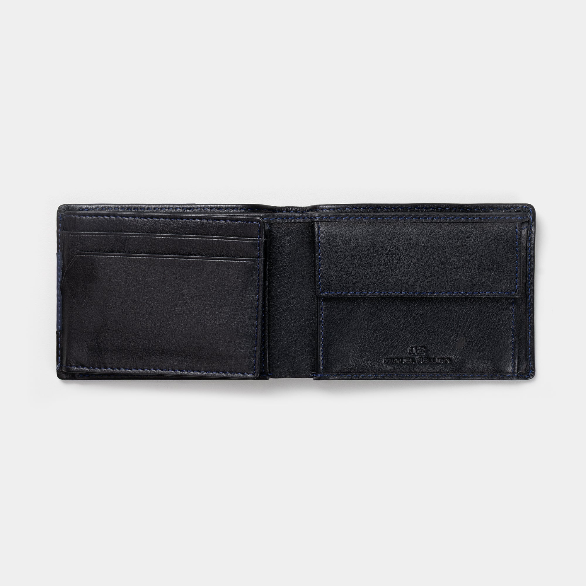 Miguel Bellido Carteras Macao portafoglio in pelle con portamonete RFID