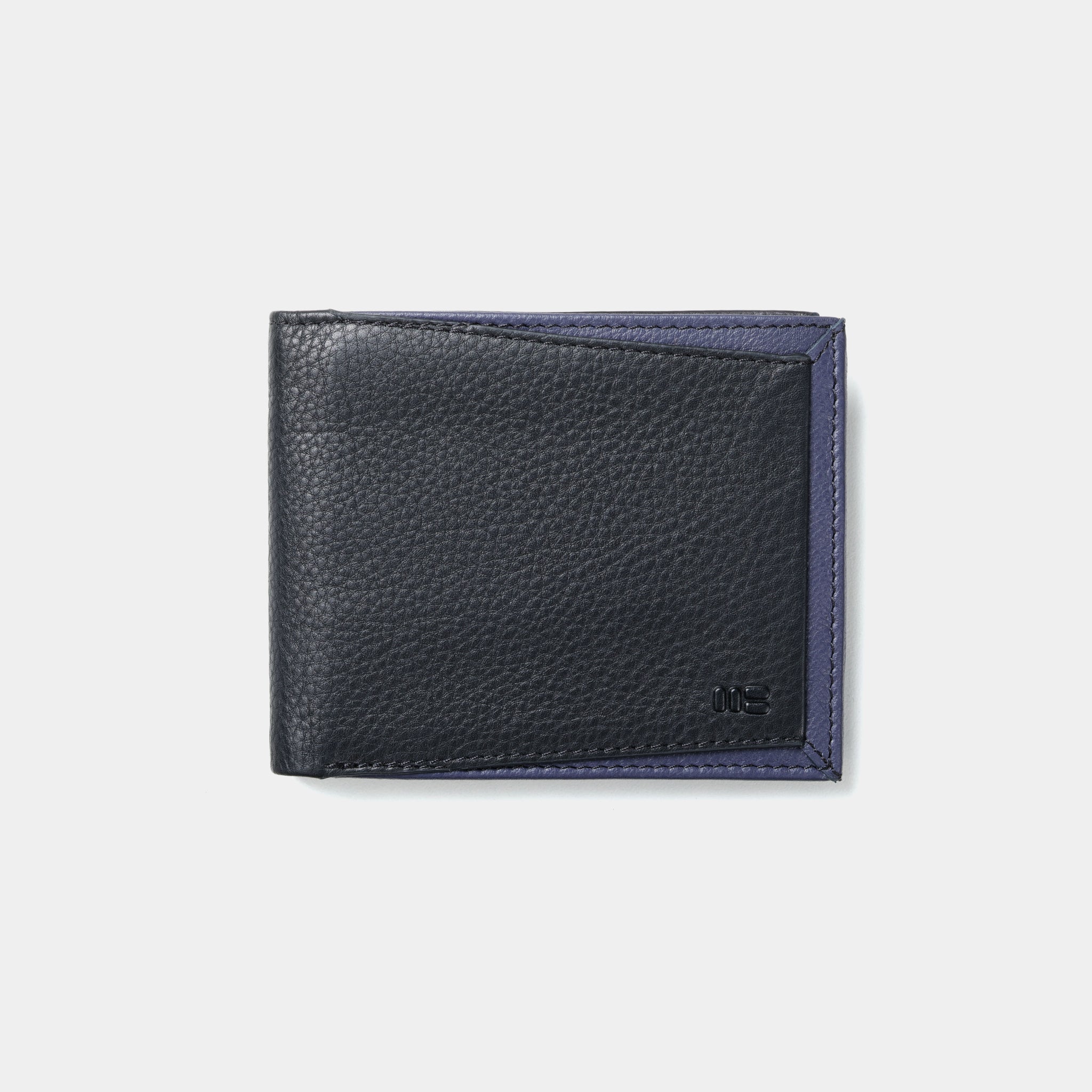 Miguel Bellido Carteras Cartera Milano con tarjetero in piel de vacuno nero