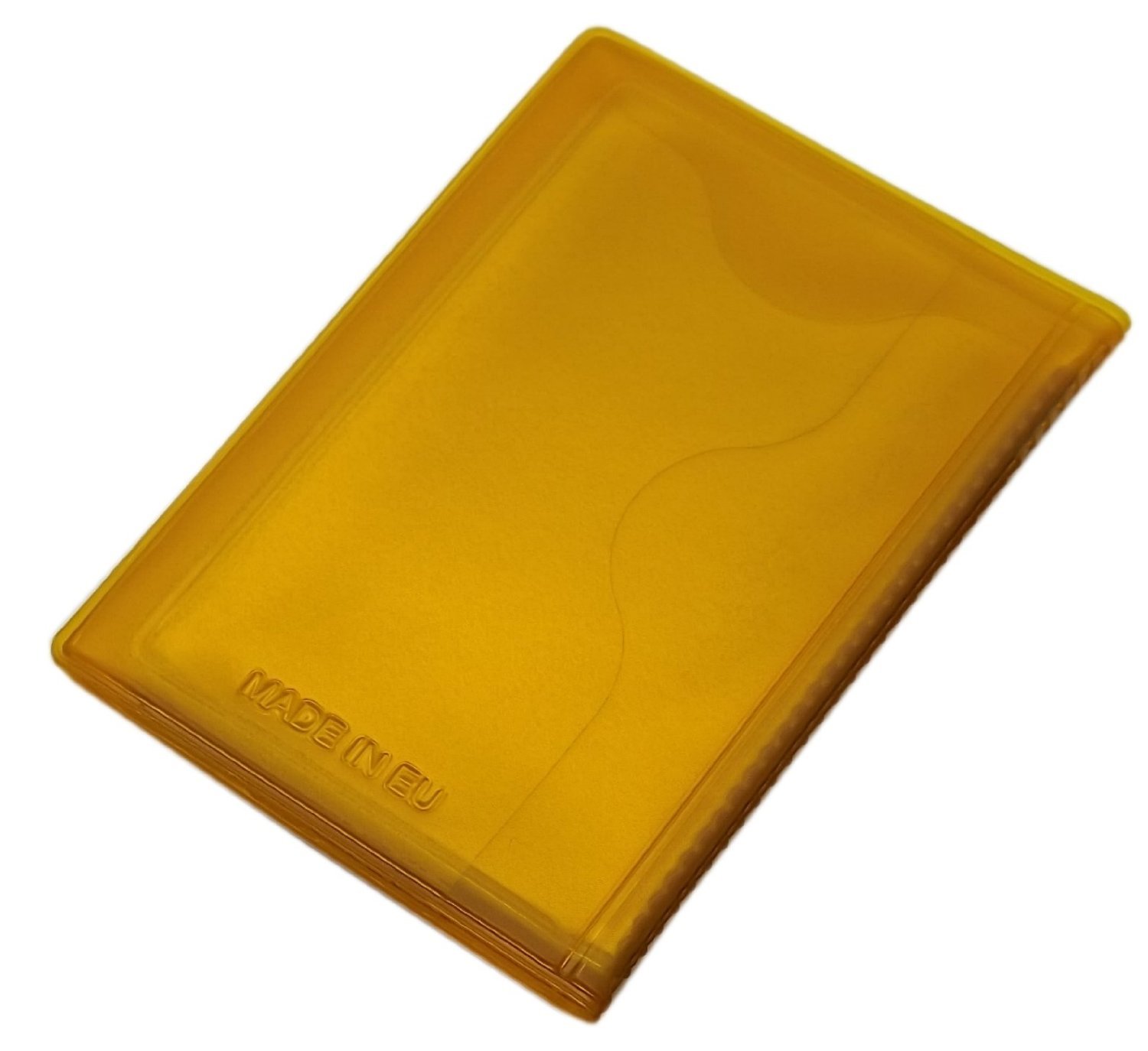 myledershop Kredit- und Visitenkartenetuis MJ-Design-Germany portacarte giallo 12 scomparti