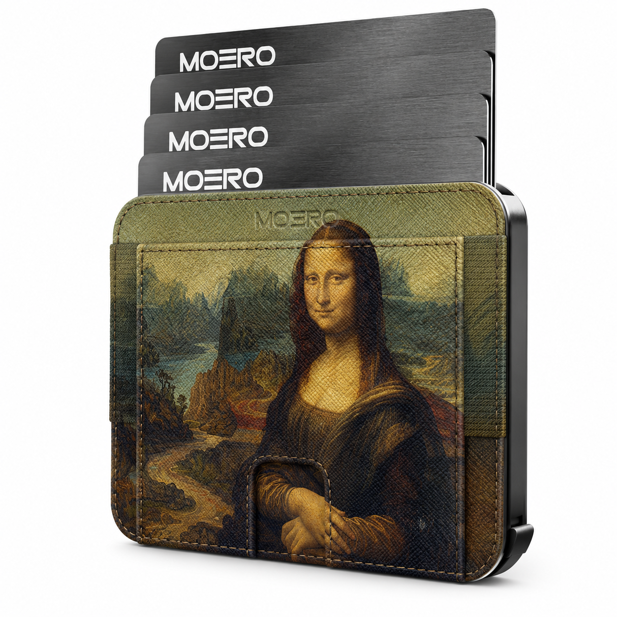 Moero Edizioni Speciali M2 Pro Gioconda Limited Edition portacarte MagSafe