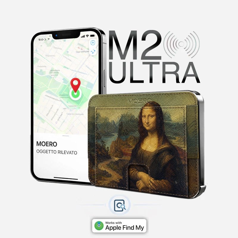 Moero Edizioni Speciali M2 Ultra Gioconda Limited Edition portafoglio MagSafe